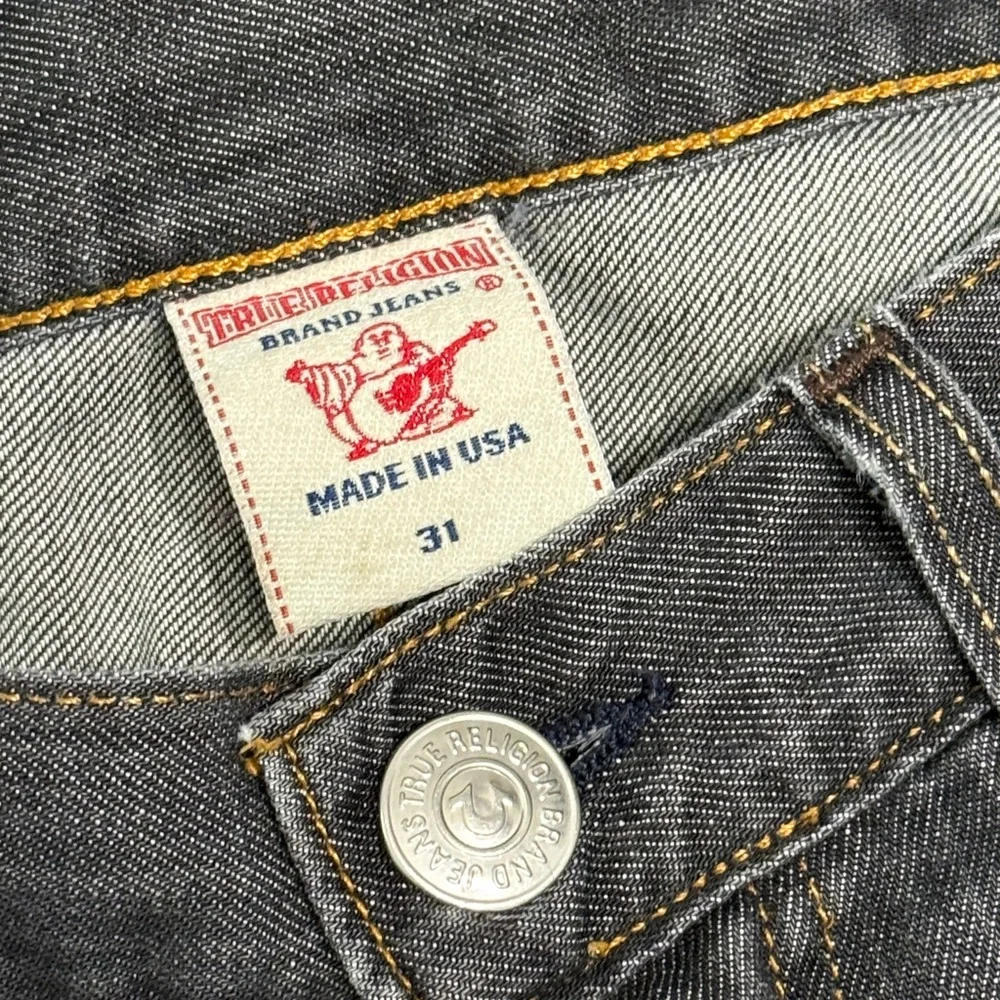 True Religion Rocco Jeans Men’s Sz 31 Distressed Y2K Skater Grunge